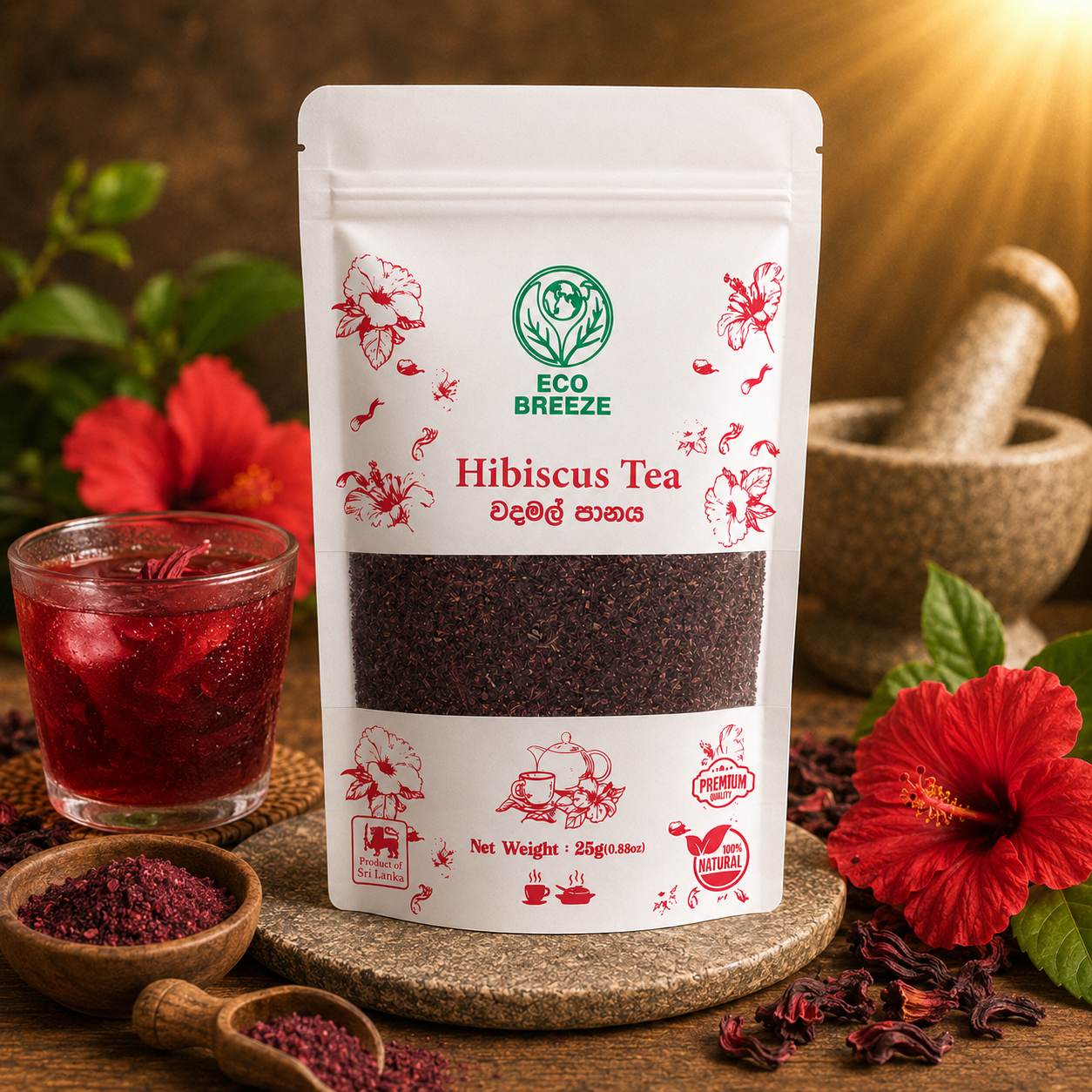 Vadamal (Hibiscus) Drink
